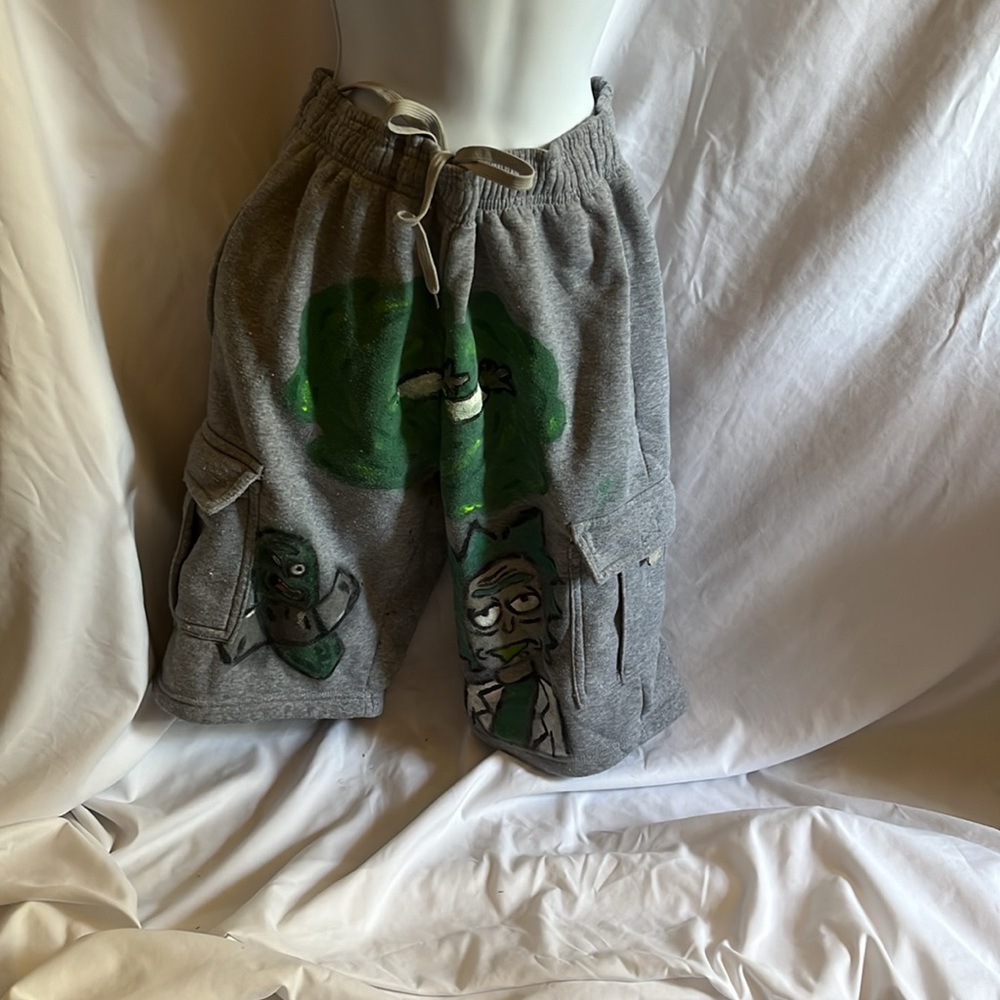 Grey sweat shorts
